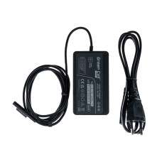 Зарядно за лаптопи Microsoft Surface Pro 3 / 4 / 5, допълнителен USB-A изход, 65W / 15V / 4A