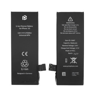 Батерия за Apple iPhone 5S, 1560 mAh, включена монтажна лента 