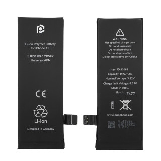 Батерия за Apple iPhone SE, 1624 mAh, включена монтажна лента