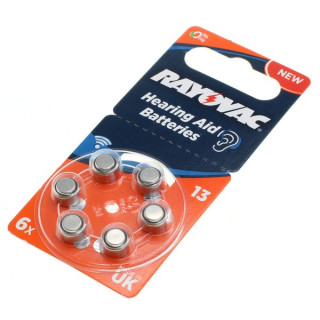 Батерия за слухови апарати Rayovac PR48 / HA13, 6 бр