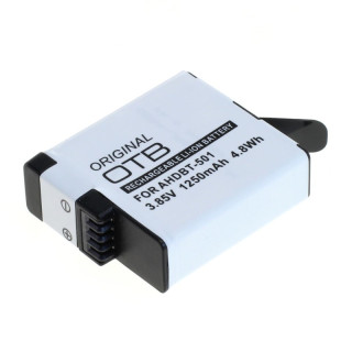 Батерия за GoPro Hero 5 / Hero 6 / Hero 7 / Hero 8, 1250 mAh Батерия за GoPro Hero 5 / Hero 6 / Hero 7 / Hero 8, 1250 mAh