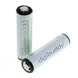 Батерия Digibuddy Li-Ion 18650, 2600 mAh, 2 бр