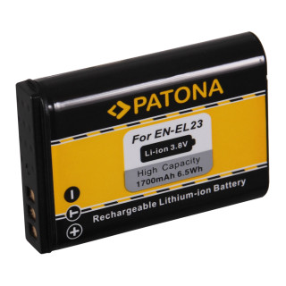 Батерия EN-EL23 за Nikon Coolpix P600 / P80 / S10, 1400 mAh