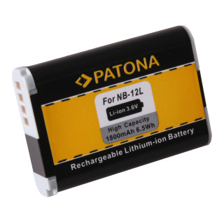 Батерия NB-12L за Canon Legria Mini X / Vivia Mini X / PowerShot G1 X Mark 2, 1800 mAh 