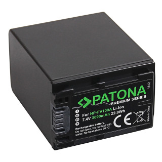 Батерия NP-FV100 за Sony DCR-HC16E / FDR-AX100E / HDR-XR105E, 3090 mAh