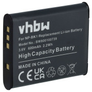 Батерия NP-BK1 за Sony CyberShot DSC-S750 / DSC-S950 / DSC-W370, 600 mAh Батерия NP-BK1 за Sony CyberShot DSC-S750 / DSC-S950 / DSC-W370, 600 mAh