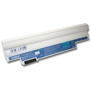 Батерия за Acer Aspire One 522 / 722 / D255 / D255E / D257, бялоa, 4400 mAh