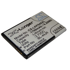Батерия за LG Optimus L40 / D160 / K2 / P940 / Prada 3.0, 1700 mAh