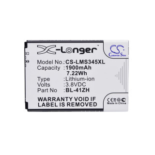 Батерия за LG Optimus L50 / C40 / D290 / H340, 1900 mAh