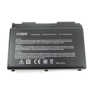 Батерия за Clevo X510 / X510S, 5200 mAh