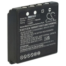 Батерия за HBC Radiomatic BA222060 / BA203060, черна,  700 mAh