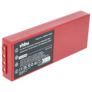 Батерия за HBC Radiomatic BA210040 / BA211060, червена, 2000 mAh Батерия за HBC Radiomatic BA210040 / BA211060, червена, 2000 mAh