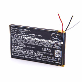 Батерия за Sony NWZ-ZX1, 1000 mAh Батерия за Sony NWZ-ZX1, 1000 mAh