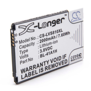 Батерия за LG Optimus F60 / D390 / LS660, 2000 mAh