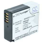 Батерия DMW-BLG10 / DMW-BLE9 за Panasonic Lumix DMC-GF3 / DMC-GF6 / DMC-TZ81, 980 mAh Батерия DMW-BLG10 / DMW-BLE9 за Panasonic Lumix DMC-GF3 / DMC-GF6 / DMC-TZ81, 980 mAh