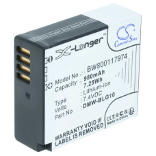 Батерия DMW-BLG10 / DMW-BLE9 за Panasonic Lumix DMC-GF3 / DMC-GF6 / DMC-TZ81, 980 mAh Батерия DMW-BLG10 / DMW-BLE9 за Panasonic Lumix DMC-GF3 / DMC-GF6 / DMC-TZ81, 980 mAh