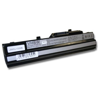Батерия за Medion Akoya E1210 / MSI Wind U100 / LG X110, черна, 4400 mAh