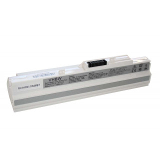 Батерия за Medion Akoya E1210 / MSI Wind U100 / LG X110, бялоa, 6600 mAh
