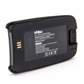 Батерия за Samsung SGH-D600, черна, 700 mAh