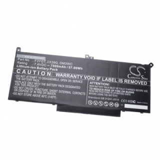 Батерия за Dell Latitude 7280 / 7290 / 7380 / 7390, 7.6 V, 7500 mAh Батерия за Dell Latitude 7280 / 7290 / 7380 / 7390, 7.6 V, 7500 mAh