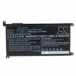 Батерия за Dell Inspiron 5378 / Latitude 3490, WDX0R, 3650 mAh