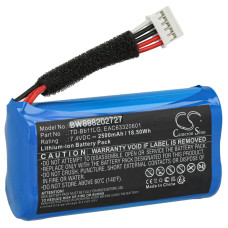 Батерия за LG Xboom Go PK7 / Music Flow P7, 2500 mAh Батерия за LG Xboom Go PK7 / Music Flow P7, 2500 mAh