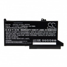 Батерия за Dell Latitude 12 7280 / 12 7480 / 12 5300, 3400 mAh