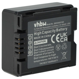 Батерия CGA-DU14 / CGA-DU21 за  Panasonic NV-GS10 / PV-GS50 / VDR-M30, 600 mAh