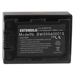 Батерия IA-BP210E за Samsung HMX-S10 / HMX-H200 / SMX-F40, 2000 mAh