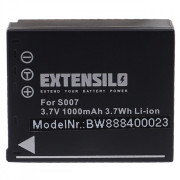 Батерия CGA-S007 за Panasonic Lumix DMC-TZ5 / DMC-TZ4 / DMC-TZ3, 1000 mAh