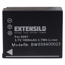 Батерия CGA-S007 за Panasonic Lumix DMC-TZ5 / DMC-TZ4 / DMC-TZ3, 1000 mAh