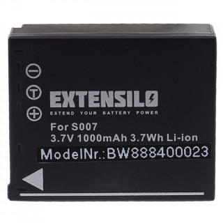 Батерия CGA-S007 за Panasonic Lumix DMC-TZ5 / DMC-TZ4 / DMC-TZ3, 1000 mAh