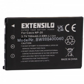 Батерия NP-20 за Casio Exilim EX-M1 / EX-Z3 / EX-S3, 700 mAh