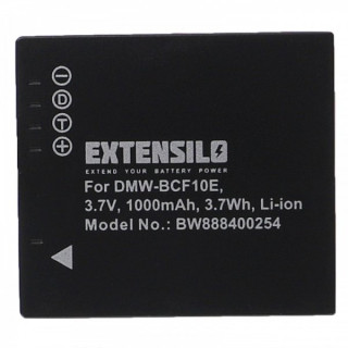 Батерия DMW-BCF10E / CGA-S106 за Panasonic Lumix DMC-FP8 / DMC-FS1 / DMC-FT1, 1000 mAh