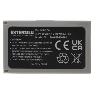 Батерия NP-200 за Minolta Dimage X / Xg / Xi / Xt / Z, 800 mAh