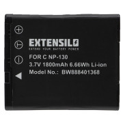 Батерия NP-130 за Casio Exilim EX-H30 / EX-ZR100 / EX-ZR200, 1800 mAh Батерия NP-130 за Casio Exilim EX-H30 / EX-ZR100 / EX-ZR200, 1800 mAh