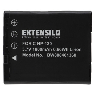Батерия NP-130 за Casio Exilim EX-H30 / EX-ZR100 / EX-ZR200, 1800 mAh Батерия NP-130 за Casio Exilim EX-H30 / EX-ZR100 / EX-ZR200, 1800 mAh