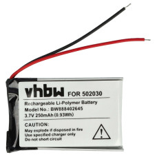 Батерия за Bosch Intuvia, 250 mAh
