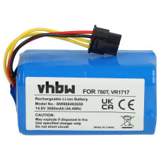 Батерия за Proscenic 780T / 790T / Vileda VR302, без жилище, 3000 mAh Батерия за Proscenic 780T / 790T / Vileda VR302, без жилище, 3000 mAh