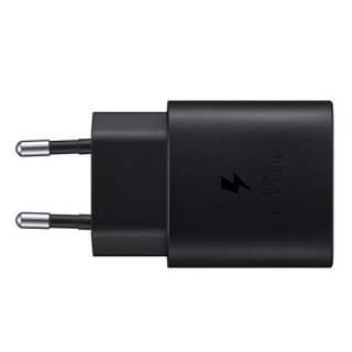Зарядно за телефони Samsung EP-TA800EBE, оригинален, без кабел, черен, 25W