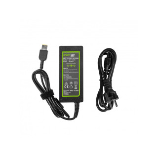 Зарядно за лаптопи Lenovo, 65W / 20V / 3,25A / правоъгълен конектор