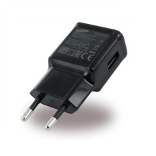 Зарядно за телефони Samsung EP-TA20EBE, оригинален, без кабел, черен, 2A