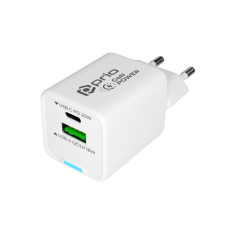 Зарядно / адаптер USB-A / USB-C, GaN, PD, 20 W