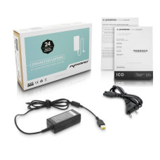 Зарядно за лаптопи Lenovo, 45W / 20V / 2,25A / правоъгълен конектор