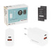 Зарядно / адаптер USB-A / USB-C, GaN, PD, 20 W Зарядно / адаптер USB-A / USB-C, GaN, PD, 20 W