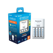 Зарядно за Panasonic BQ-CC17 NiMH батерии и 4 батерии Eneloop AA