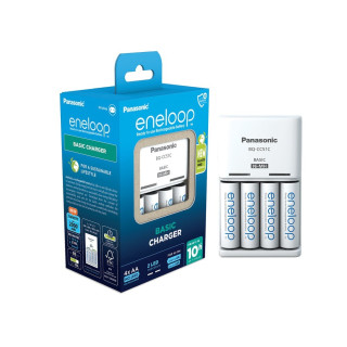 Зарядно за Panasonic BQ-CC51E NiMH батерии и 4 батерии Eneloop AA