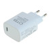 Зарядно за устройства с USB-C връзка, 20W, бяло