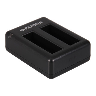 Зарядно за батерия GoPro Hero 4, AHDBT-401, двоен, MicroUSB