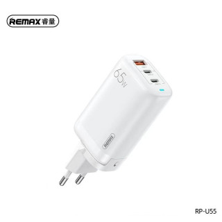 Зарядно / адаптер USB-A / USB-C, GaN, PD, 65 W